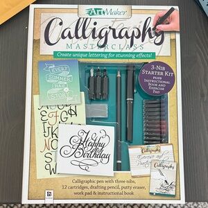 New ArtMaker Calligraphy Masterclass Kit